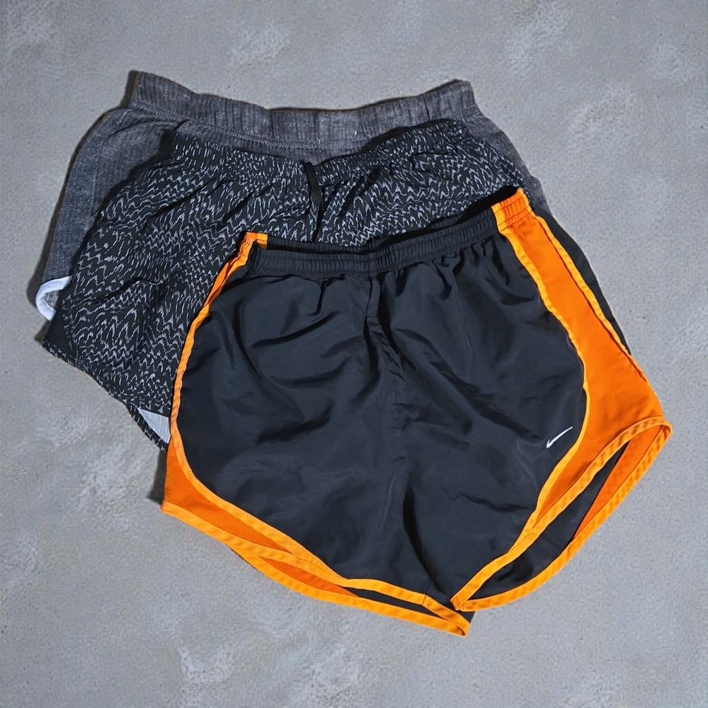 Set Of 3 Athletic Shorts. 2 Nike‎ Dry Fit And 1 Jockey.